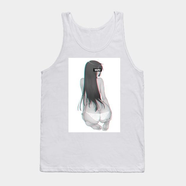 Bakemonogatari Hitagi Senjougahara Waifu Material Tank Top by HentaiK1ng